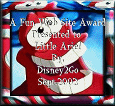 Magical Website Award for LittleAriel.com